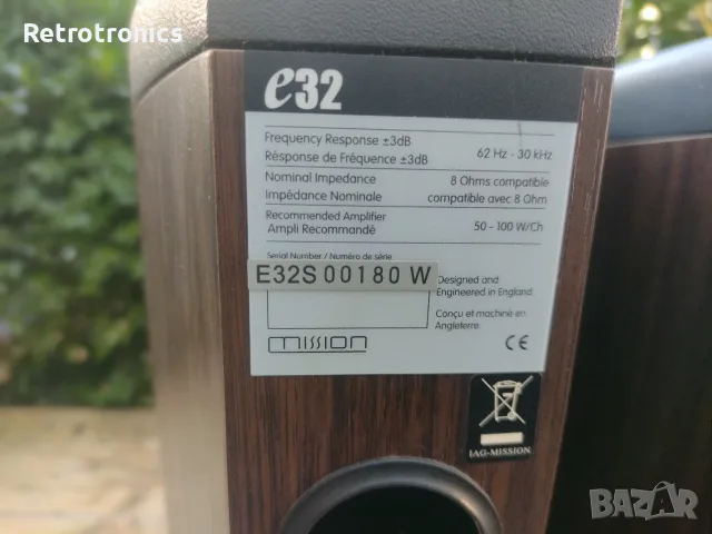 Mission E32 (bookshelf speakers), снимка 10 - Тонколони - 56352891