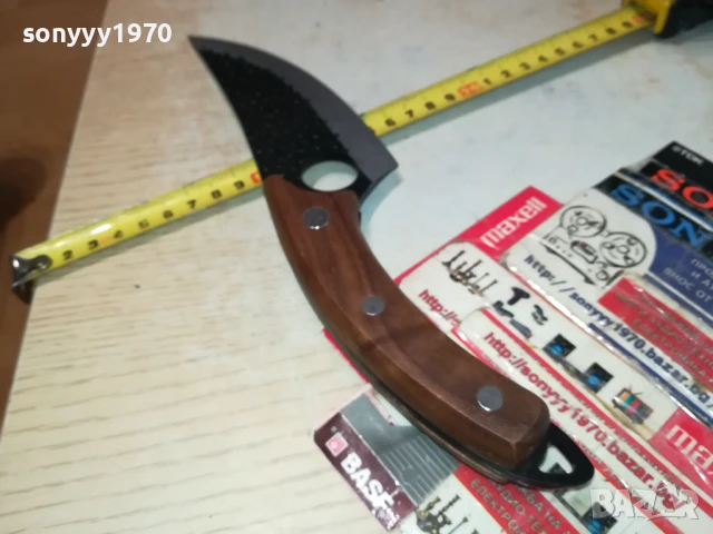 НОЖ-КРИВ МАСИВЕН ОСТЪР 1507251517, снимка 3 - Ножове - 51029000