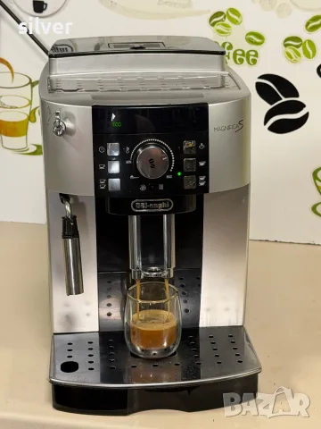 Кафемашина кафе автомат delonghi magnifica S с гаранция, снимка 7 - Кафемашини - 56215671