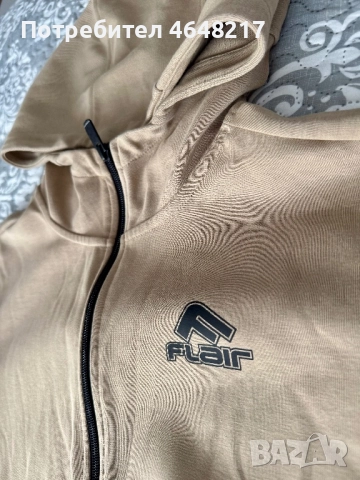 НОВ! Мъжки екип Flair, размер S - бежов, снимка 3 - Спортни дрехи, екипи - 52511328