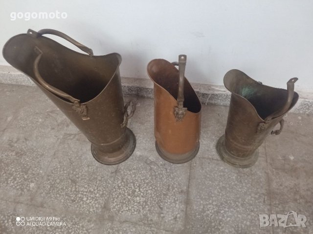 Стара ретро винтидж арт старинен античен кана. Кани от мед, снимка 6 - Други ценни предмети - 37737718