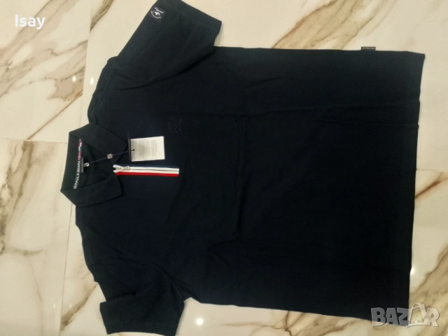 Мъжка тениска Паул Шарк 3ХЛ последен размер в тъмно син цвят 