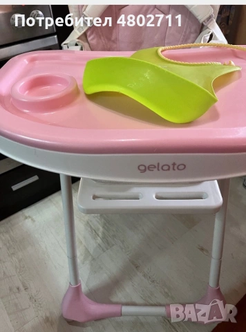 Стол за хранене Чиполино Джелато, снимка 4 - Столчета за хранене - 54288655