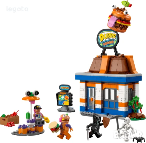 НОВО ЛЕГО 77076 Fortnite - Ресторант Durrr Burger LEGO 77076 Fortnite -  Durrr Burger Restaurant, снимка 2 - Конструктори - 50515081