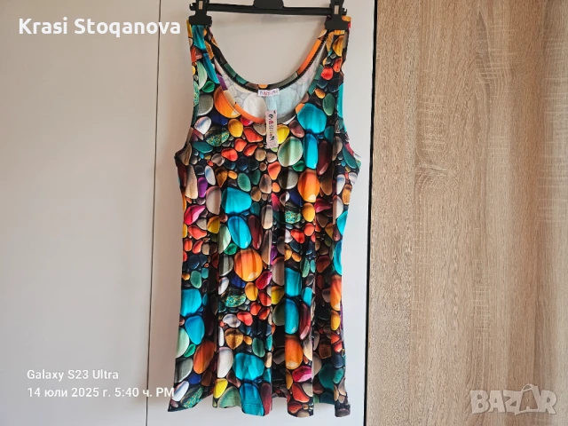 Дамски Топ с Декорация , снимка 2 - Потници - 51018996