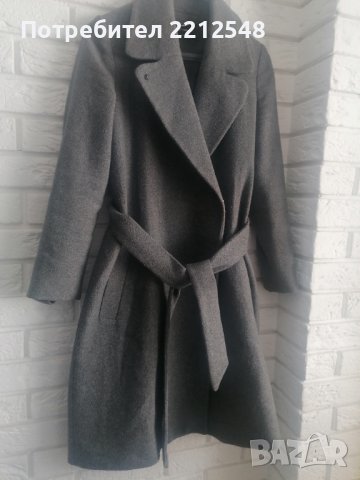 Дамско сиво палто