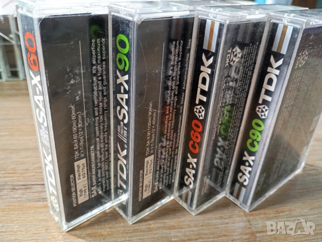 TDK SA XC90 / TDK SA X60 хромни аудио касети от лична колекция -Лот от 4 бр!, снимка 2 - Аудио касети - 44582898
