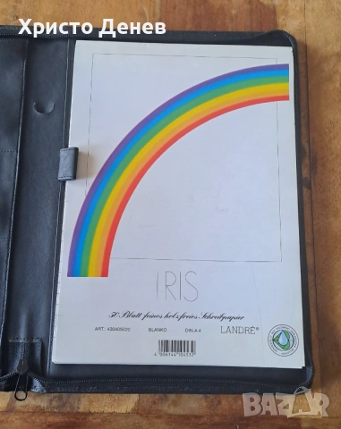 папка луксозна за документи с цип дизайнерска на квадрати естествена кожа А4 внос от Германия, снимка 4 - Ученически пособия, канцеларски материали - 54139610