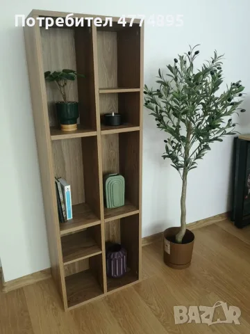 Библиотека / етажерка Enza Home Loreto – като нова, снимка 4 - Етажерки - 55872837