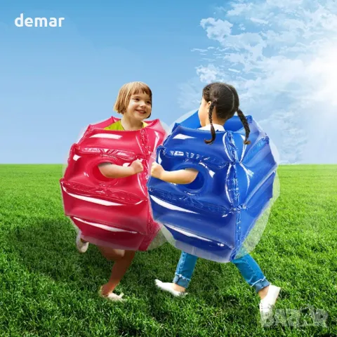 ZHUYNXIR 2 броя детски надуваеми сумо топки, 3+ години, размер - M:60 см, снимка 2 - Други - 49404912