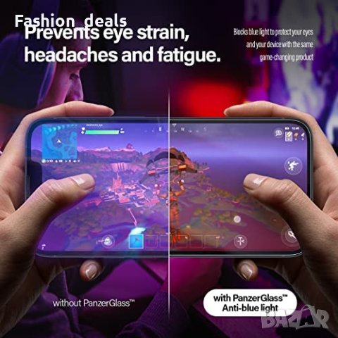 Нов Протектор против синя светлина за iPhone 14 Plus | 13 Pro Max PanzerGlass, снимка 4 - Фолия, протектори - 40587376