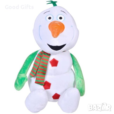 Коледна играчка Плюшен снежен човек, 45см
