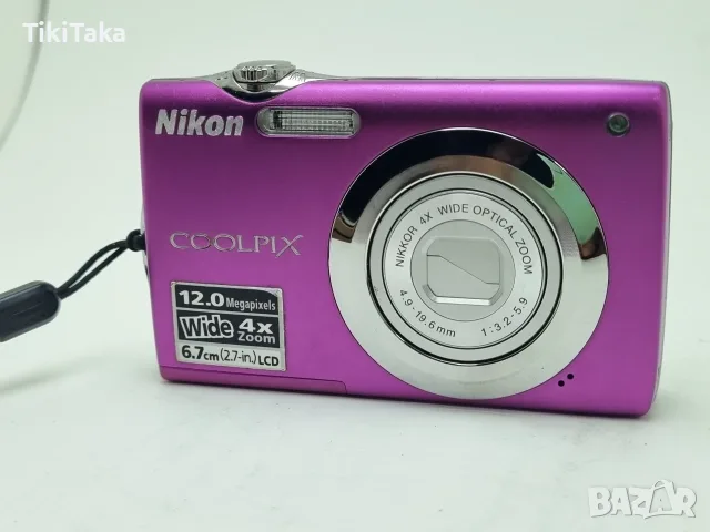 Nikon COOLPIX S3000 Purple – 12MP CCD Digital Camera | 4x Optical Zoom , снимка 4 - Фотоапарати - 56455166