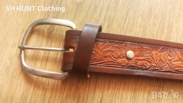 BELT LEATHER MADE IN USA размер S / M колан естествена кожа - 1958, снимка 9 - Колани - 53235933