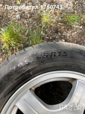 Лети джанти 15ц/ 7J / 4×114.3 /67.1 /5бр с гуми 195/75/15 Voyager дот 21г KIA HYUNDAI , снимка 3 - Гуми и джанти - 50130775