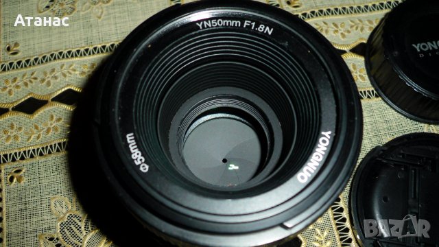 Обектив Yongnuo YN 50мм F 1:8N за NIKON , снимка 2 - Обективи и филтри - 44286656