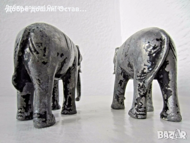 слонове разни: дървен слон 2 броя фигура дърво подпирачка за книги букенд bookend, бог Ганеша пано, снимка 15 - Статуетки - 43449780