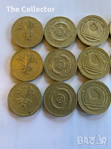 Стари редки монети 1 паунд, снимка 2 - Нумизматика и бонистика - 31190511