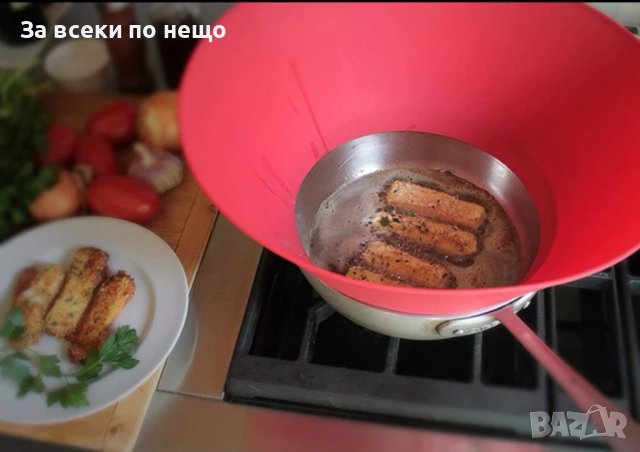 Силиконов протектор срещу пръски при готвене, снимка 5 - Аксесоари за кухня - 44489287