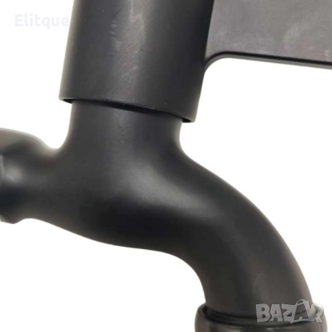 Неръждаем стенен кран за баня с черно матово покритие, снимка 6 - Други стоки за дома - 52854019