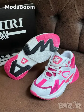 Amiri розови дамски маратонки , снимка 5 - Маратонки - 48455941