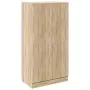 vidaXL Шкаф за обувки, 7 рафта, дъб, снимка 1