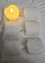6 броя LED свещи от истински восък с жив пламък, снимка 1
