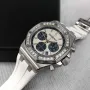 Audemars Piguet Royal Oak Offshore Chronograph 37mm White-Blue Diamond Дамски Различни Варианти, снимка 4
