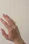 Пръстен с Диамант 3 ct Бяло Злато 14 kt и IGI Сертификат, снимка 10