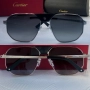 Cartier Мъжки слънчеви очила с кожа 3 цвята, снимка 4