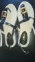 Лачени сандали, в черно, със златист акцент🍀❤ №37(23,5см.)❤🍀, снимка 1 - Сандали - 37238086