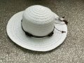 Дамска лятна шапка, бяла, нова, с етикет, снимка 2