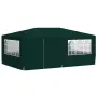 vidaXL Професионална парти шатра със стени 4x6 м зелена 90 г/м², снимка 3