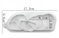 Мече Мечка Бели Мечки силиконов молд форма фондан шоколад гипс, снимка 2