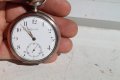 Швейцарски джобен сребърен часовник ''Zenith'' 52 мм, снимка 5