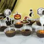 Декорация за мъфини Хелоуин,12 броя, снимка 4