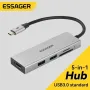 Висококачествен USB C  хъб 5 в 1 Модел KB0502, снимка 2