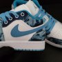 Nike Air Jordan 1 Low Denim Blue Маратонки Дънков Плат Нови Оригинални Обувки 44.5 Размер Номер , снимка 7