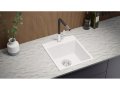 Бяла Кухненска Мивка от гранит модел Рига Easy 380 x 440 mm, снимка 6