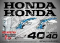 HONDA 90 hp Хонда извънбордови двигател стикери надписи лодка яхта, снимка 13