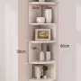 Ъглова етажерка за съхранение с 5 рафта, снимка 6