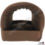 Уютно и Стилно Легло/Иглу/Тунел за Куче/Котка - 37.5/34.5/29см - Кафяв цвят, снимка 3