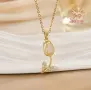 Колие от медицинска стомана "Нежно лале" 🌷, снимка 2