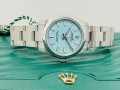 Rolex Oyster Perpetual 36mm Steel Light Blue Dial Automatic Дамски Различни Цветове, снимка 6