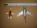 Стари метални соц самолетчета - 2 броя , самолетче , макет, снимка 2