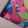 Фракционен диск. Fraction disc Дървена игра геометрия за деления и обучение, снимка 12