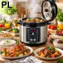 Мултикукър SilverCrest MES6817 10 в 1, 6 литра, 1050W Код P3001, снимка 1