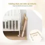 Дървена гимнастика за бебе (Play Gym) за новородено с подвижна дъга и арки, сгъваема, снимка 3