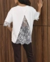 Тениска с дантела , снимка 4