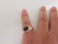 Златен пръстен с тигрово око , снимка 9